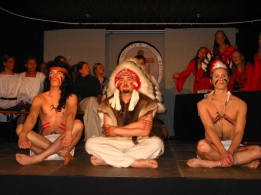 sechste Szene Indianer