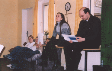 Szenenprobe auf der Chorfahrt